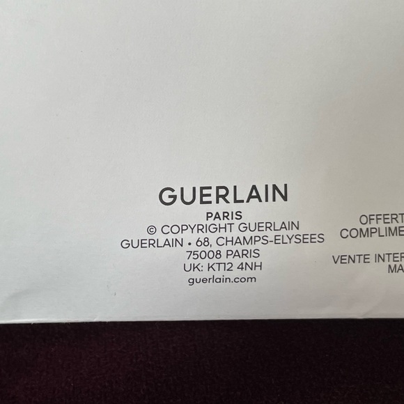 GUERLAIN PARIS WOMAN POUCH WHITE NWT🌟🌟🌟 - Picture 8 of 9